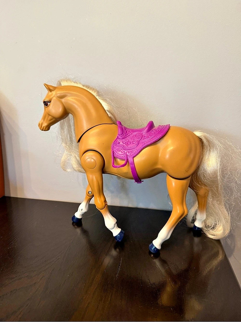 Barbie Mattel Horse Doll with Pink Saddle